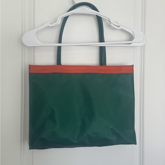 Clinique Green and Orange makeup Bag - Picture 3 of 4